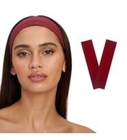 2'li Spor Kadın Erkek Saç Bantları, Elastik Kaymaz İnce Ter Emici Esnek Genç Saç Bandı Bandana, Kadın Makyaj Yüz Yıkama Koşu Dans Fitness Yoga Pilates Bisiklet İçin Saç Bandı Taç, Kadın & Erkek Pamuk Atletik Egzersiz Ter Bandı Düz Renk Kafa Bandı (Bordo)
