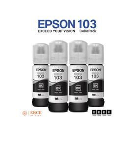 Epson 103 L3250 Uyumlu Dörtlü Siyah Ink Bottle