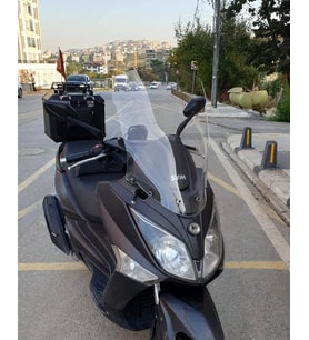 MOTOCAM SYM Joymax 250 İ Ön Cam 2013-2016 Model 75cm Şeffaf Renkli 4mm UZUN