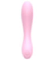 River World 19 cm'lik Bükülebilen Eğik Pembe Renkte Özel Tasarım Güçlü Titreşimli Şarjlı Vibratör