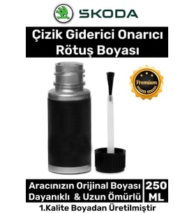 Özel Üretim Suya Dayanıklı Skoda Marka Uyumlu Çizik Taş Izi Giderici Onarıcı 250ml Oto Rötuş Boyası