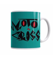 Personalizada Graffit Moto Cross Kupa Bardak Porselen