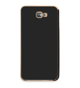 Newface Samsung Galaxy J7 Prime Kılıf Volet Silikon - Siyah