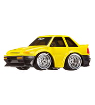 CarTuned JDM Seri 2 1985 Toyota Corolla AE86 - Sarı Coupe Araba