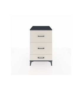 Kronos Komodin 3 Çekmeceli 60x59x96 Antrasit-Aytaşı