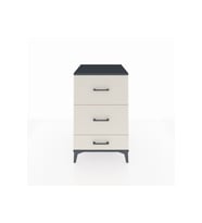 Kronos Komodin 3 Çekmeceli 60x59x96 Antrasit-Aytaşı