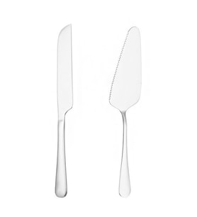 Çelik Silver Pasta Spatula Bıçak Seti Kek Sunum cin615by