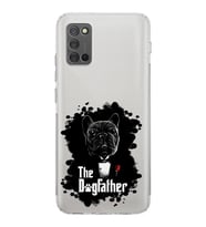 Samsung Galaxy A02s  Kamera Korumalı  Kapak Dog Father Tasarımlı  Şeffaf Kılıf