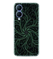 Vivo Y17S Kılıf Silikon Desen Özel Seri Sarmaşıklar 1675
