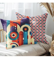 eJOYA Modern Tasarımlı 2'li Yastık İçi Ve Kırlent Kılıfı 45cm 113561