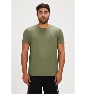Bad Bear Frank Kekik Basic Erkek Tişört (Haki)