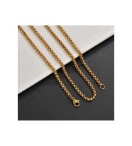 Çelik Erkek Kolye - Altın Kaplama Polo Model Çelik Kolye