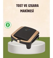 Tost Makinesi Isı Kontrollü 4 Dilim Kapasiteli
