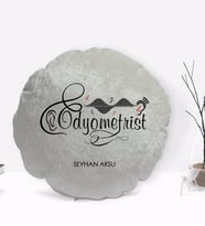 BK Gift Kişiye Özel İsimli Odyometrist Tasarımlı Dekoratif Kırlent Yastık-1