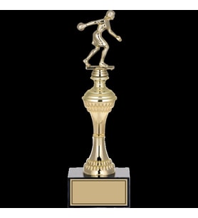 ODAK KUPA - Figürlü Kupalar - Bowling Kadın Figürlü Kupalar FG-029 C - 32 cm