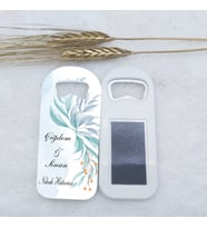 Hayaller Dükkanı 30 Adet Uzun Açacak Magnet  Nikah Hediyeliği 4,5x10,5 Cm Uv Nikah Şekeri Nişan Hediyelik