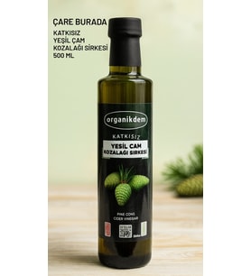 Katkısız Yeşil Kozalak Sirkesi 500 Ml
