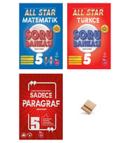 Newton 5. Sınıf 2027 Maarif All Star Matematik Türkçe ve Paragraf 3lü Set Soru Bankası + Telefon Standı