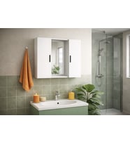 Alesta Life Aynalı Banyo Dolabı Beyaz