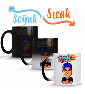 Bau Oldgamer 4 Sihirli Kupa Bardak Porselen