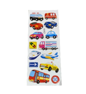 Ticon Araçlar Sticker - 3 adet