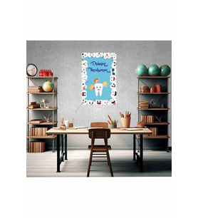 Dişlerimi Fırçalıyorum Fotoğraf Panosu Branda 100x150