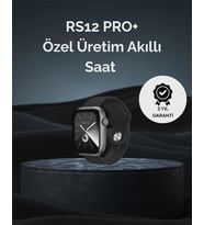 Rs12 Pro+ 2025 Serisi Uzun Şarj Süreli Full Ekranlı Özel Üretim Akıllı Saat – 2Gb Hafıza, Amoled, G