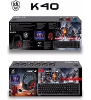 Pazariz K40 Oyuncu Kulaklık Klavye Mouse ve Ped Takım Gaming Set