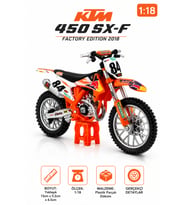 Bburago 1:18 KTM 450 SX-F Factory Edition 2018 Diecast Model Motosiklet