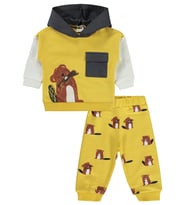Civil Baby Cepli Kapşonlu 6-18 Ay Takım - Kahve