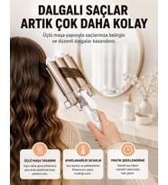 Bukle Saç Maşası – Kolay Kullanım, Sağlıklı Bukleler yüksek ısılı Yeni Nesil