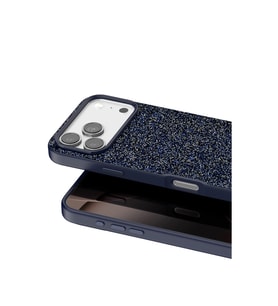 Onegif İphone 17 Pro Max Bright Simli Kapak - Mavi