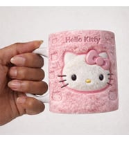 3d görünümlü hello kitty kupa bardak