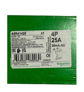 Schneider 4P 25A 30mA Kaçak Akım Rölesi