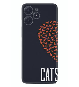 Xiaomi Poco M6 Pro 5G Kılıf Silikon Desen Özel Seri Cats 1792