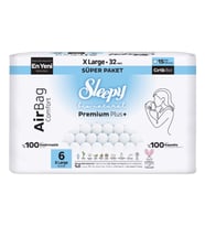 Sleepy Airbag Comfort Bebek Bezi 6 No XL 32 li Paket