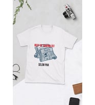 Kişiye Özel Gazeteciler ve Basın Bayramı Tasarımlı Tshirt (Beyaz)
