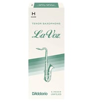 D'Addario RKC05HD La Voz Tenor Saksafon Kamışı Hard Sertlik (Profesyonel/Caz) - 5'li Paket  Caz İçin Özel Kesim, Güçlü Projeksiyon ve Derin Ton