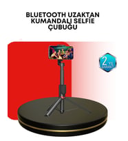 Dikey ve Yatay Çekim Destekli Selfie Stick Tripod