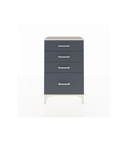 Arges Komodin 4 Çekmeceli 60x30x96 Aytaşı-Antrasit