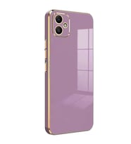 Samsung Galaxy A05 Kılıf Volet Silikon - Mor