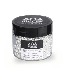 AgaKulche 500 Gram (999.0) Granül Gümüş