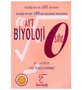 Karekök Yayıncılık Karekök Ayt 0 Biyoloji (Çok Renkli)