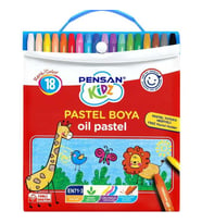 Pensan Kidz Pastel Boya Çantalı 18 Renk 98121