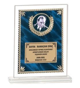 ODAK KUPA - Cam Plaketler - CM-093 A - 18x21 cm