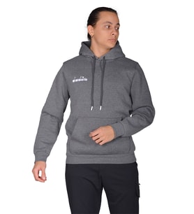 Diadora Bergamo - Erkek Antrasit Pamuklu Spor Sweatshirt - DDBER1030016