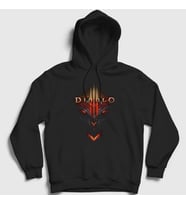 Presmono Unisex Siyah Cover Oyun Diablo iii Kapüşonlu Sweatshirt 320367tt