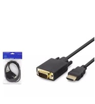 HADRON HDX7795 HDMI TO VGA KABLO PVC 120HZ 1080P 1.8mt SİYAH