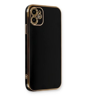 Mey İthalat® iPhone 11 Kılıf Volet Silikon - Siyah