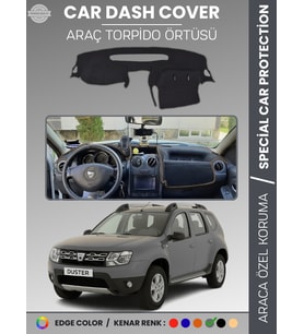 DACIA DUSTER (2015 +) Torpido Örtüsü Ön Göğüs Koruma Torpido Koruma Çatlamayı Engeller Tam Uyum
